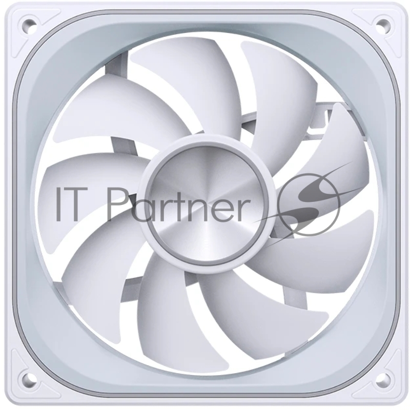 Кулер для корпуса/ Case Cooler JONSBO ZA-120WR Reverse (120x120x28mm, 4-pin PWM, ARGB, 62.4CFM, 37.3dBA, 2400RPM, White)