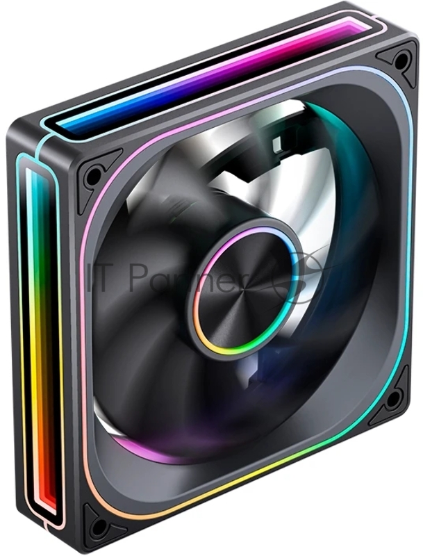 Кулер для корпуса/ Case Cooler JONSBO ZA-120BR Reverse (120x120x28mm, 4-pin PWM, ARGB, 62.4CFM, 37.3dBA, 2400RPM, Black)