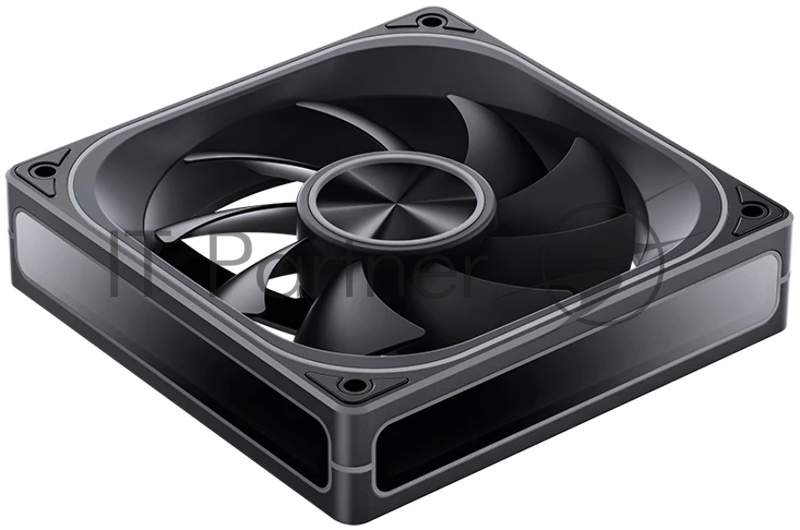 Кулер для корпуса/ Case Cooler JONSBO ZA-120BR Reverse (120x120x28mm, 4-pin PWM, ARGB, 62.4CFM, 37.3dBA, 2400RPM, Black)