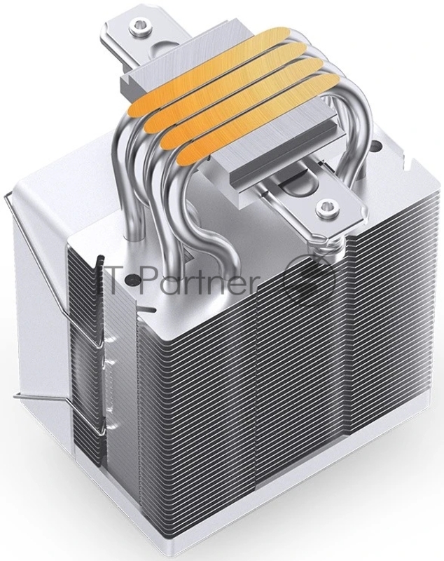 Кулер для процессора/ CPU Cooler JONSBO CR-1400 EVO ARGB (180W, 4-pin PWM, 130mm, Al/Cu, 4x6mm, ARGB, 1x92mm, 38.2CFM, 33.8dBA, 2200RPM, S: 1700/1200/115X, AM4/AM5 White)