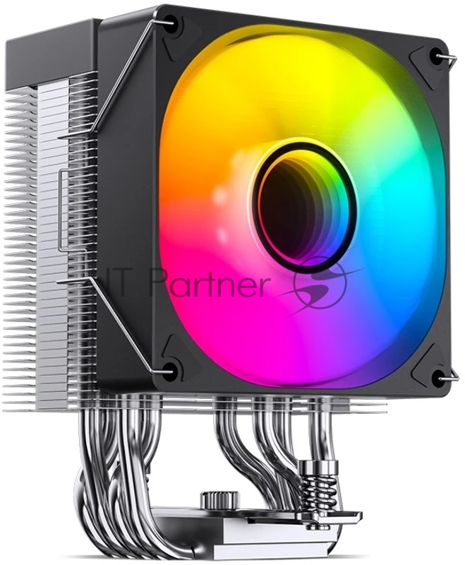 Кулер для процессора/ CPU Cooler JONSBO CR-1400 V2 ARGB (180W, 4-pin PWM, 133mm, Al/Cu, 4x6mm, ARGB, 1x92mm, 38.2CFM, 33.8dBA, 2200RPM, S: 1700/1200/115X, AM4/AM5 Black)