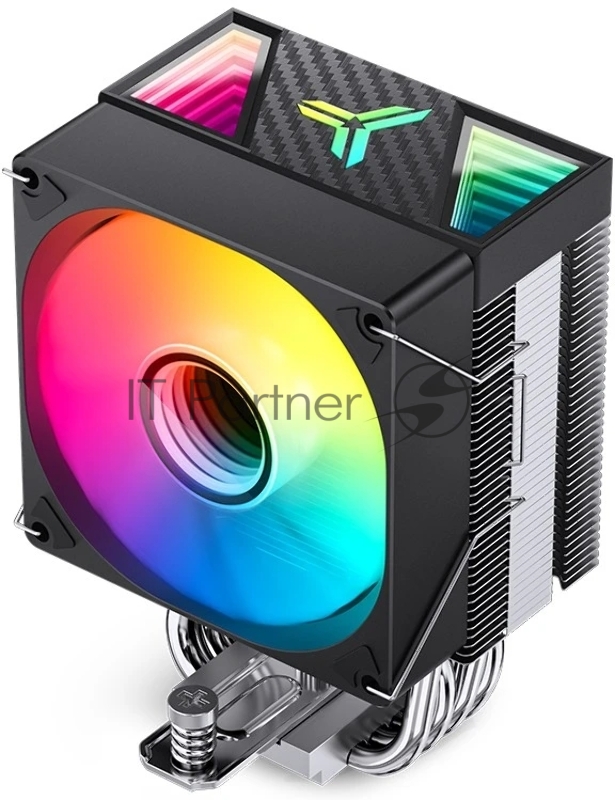 Кулер для процессора/ CPU Cooler JONSBO CR-1400 V2 ARGB (180W, 4-pin PWM, 133mm, Al/Cu, 4x6mm, ARGB, 1x92mm, 38.2CFM, 33.8dBA, 2200RPM, S: 1700/1200/115X, AM4/AM5 Black)