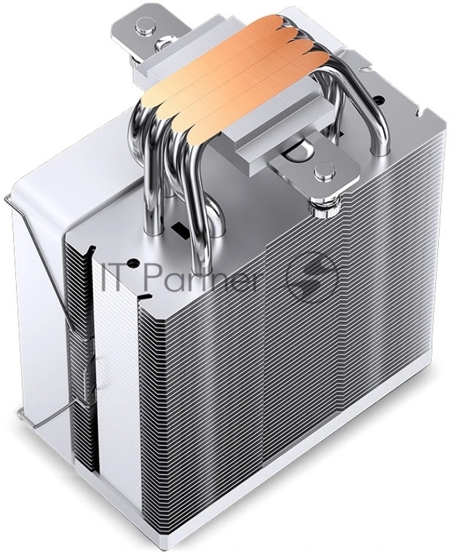 Кулер для процессора/ CPU Cooler JONSBO CR-1000 EVO ARGB (220W, 4-pin PWM, 154mm, Al/Cu, 4x6mm, ARGB, 1x120mm, 59.48CFM, 32.0dBA, 1500RPM, S: 1700/1200/115X, AM4/AM5 White)