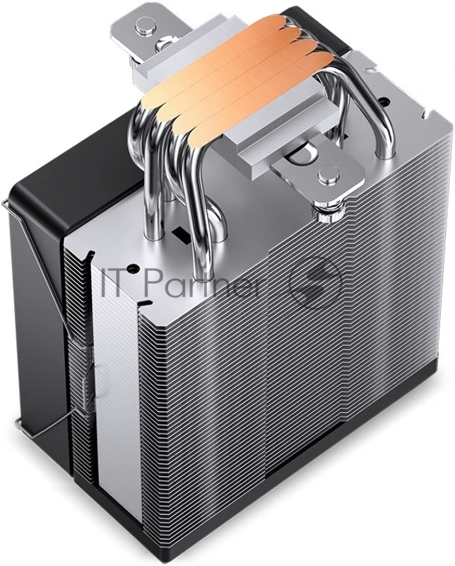 Кулер для процессора/ CPU Cooler JONSBO CR-1000 EVO ARGB (220W, 4-pin PWM, 154mm, Al/Cu, 4x6mm, ARGB, 1x120mm, 59.48CFM, 32.0dBA, 1500RPM, S: 1700/1200/115X, AM4/AM5 Black)