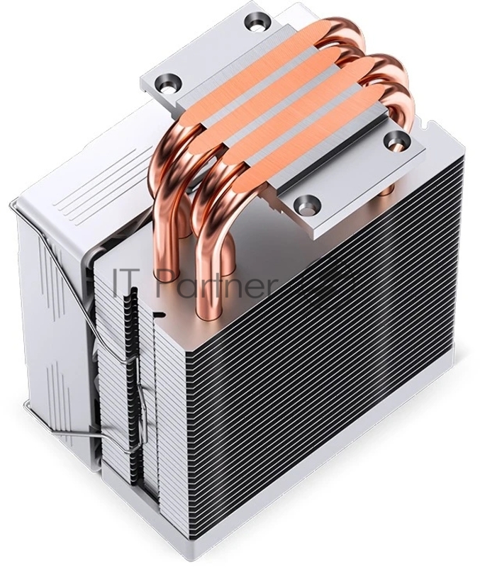 Кулер для процессора/ CPU Cooler JONSBO CR-1300 EVO (160W, 4-pin PWM, 128mm, Al/Cu, 4x6mm, FRGB, 1x90mm, 42CFM, 28.2dBA, 2000RPM, S: 1700/1200/115X, AM5/AM4, White)