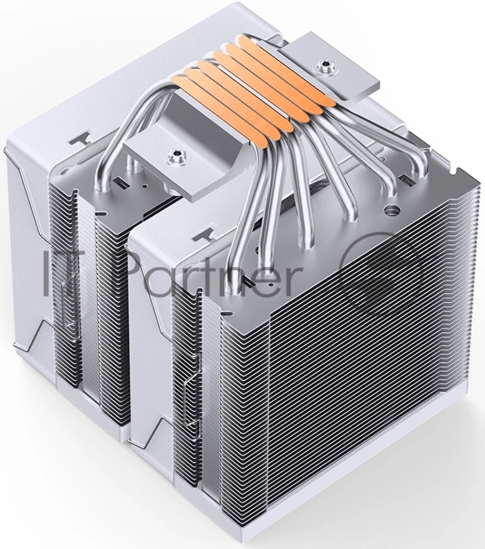 Кулер для процессора/ CPU Cooler JONSBO CR-3000E(Color) (260W, 4-pin PWM, 155mm, Al/Cu, 6x6mm, FRGB, 2x120mm, 72.23CFM, 34.0dBA, 1600RPM, S: 1851/1700/1200/115X, AM5/AM4, White)