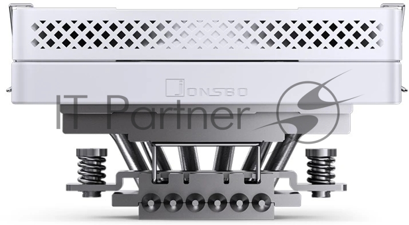 Кулер для процессора/ CPU Cooler JONSBO HP-600 (210W, 4-pin PWM, 66mm, Al/Cu, 6x6mm, ARGB, 1x120mm, 61.51CFM, 37.2dBA, 1800RPM, S: 1700/1200/115X, AM4/AM5 White)