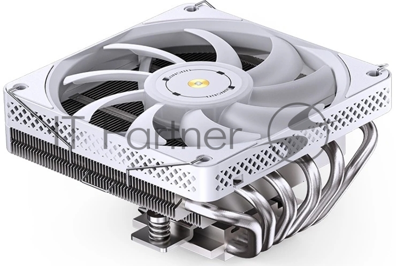 Кулер для процессора/ CPU Cooler JONSBO HP-600 (210W, 4-pin PWM, 66mm, Al/Cu, 6x6mm, ARGB, 1x120mm, 61.51CFM, 37.2dBA, 1800RPM, S: 1700/1200/115X, AM4/AM5 White)