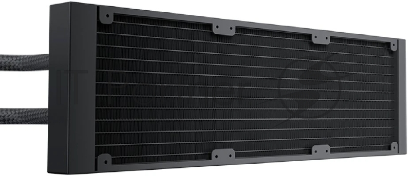 Система жидкостного охлаждения Water Cooling System Geometric Future Eskimo Pro 360 (240W, 360mm, ARGB, Black/ Fans: 3x120mm, 80.81CFM, 34.2dBA, 2000RPM/ Pump height 54mm, 3200RPM, Rad thickness 27mm/ S: 1851, 1700, 1200, 115X, 2011, 2066, AM5, AM4)