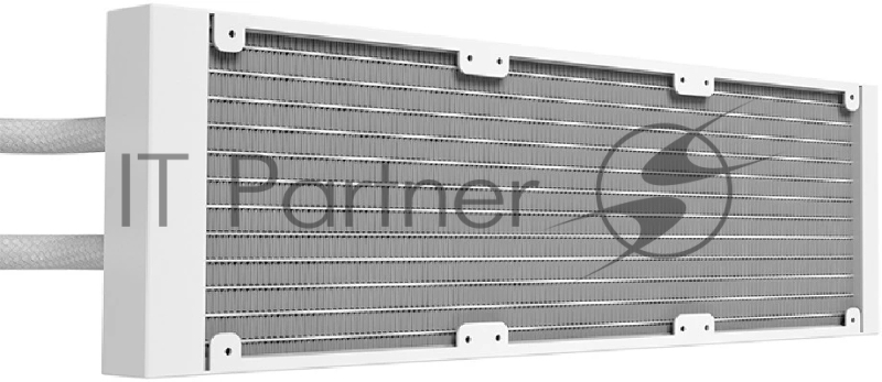 Система жидкостного охлаждения Water Cooling System Geometric Future Eskimo Pro 360 (240W, 360mm, ARGB, White/ Fans: 3x120mm, 80.81CFM, 34.2dBA, 2000RPM/ Pump height 54mm, 3200RPM, Rad thickness 27mm/ S: 1851, 1700, 1200, 115X, 2011, 2066, AM5, AM4)