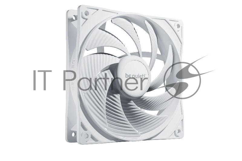 Кулер для корпуса Case Cooler be quiet! PURE WINGS 3 120mm PWM high-speed (120x120x25mm, 4-pin PWM, 59.6CFM, 30.9dBA, 2100RPM, White)