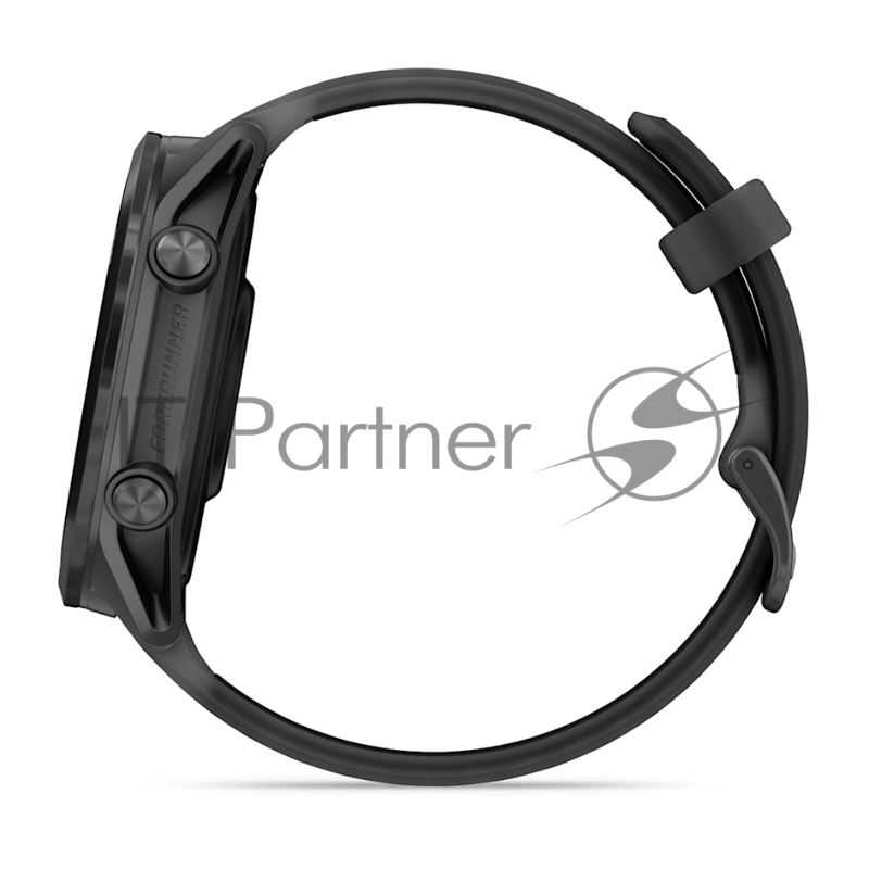 Смарт-часы Garmin Forerunner 570 черный, темно-серый безель, черный ремешок 47мм
