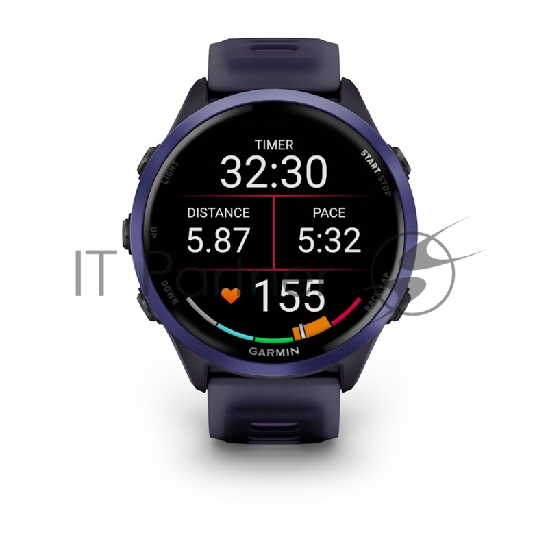 Смарт-часы Garmin Forerunner 570 фиолетовый, фиолетовый безель, фиолетовый ремешок 47мм