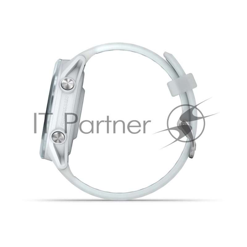 Смарт-часы Garmin Forerunner 570 белый, голубой безель, бело-голубой ремешок 42мм