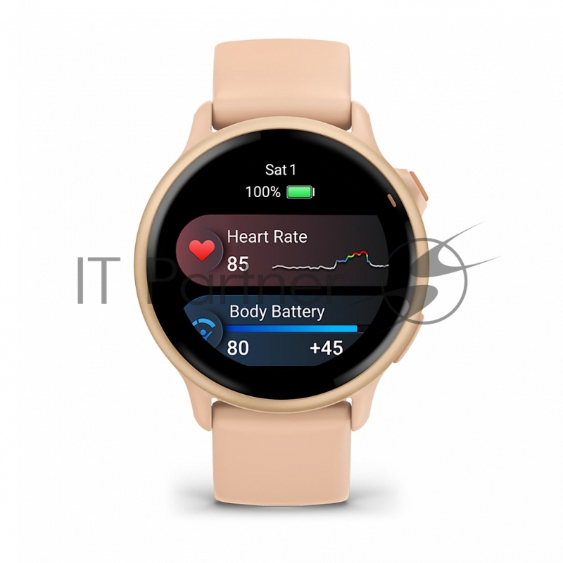 Смарт-часы Garmin Vivoactive 6 розовый, розовый ремешок 42,2мм