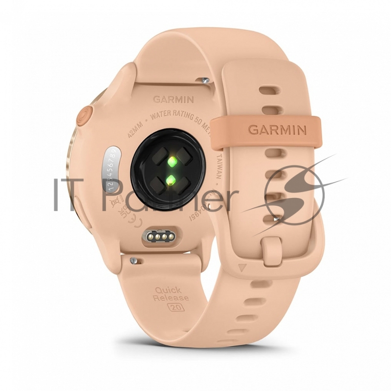 Смарт-часы Garmin Vivoactive 6 розовый, розовый ремешок 42,2мм