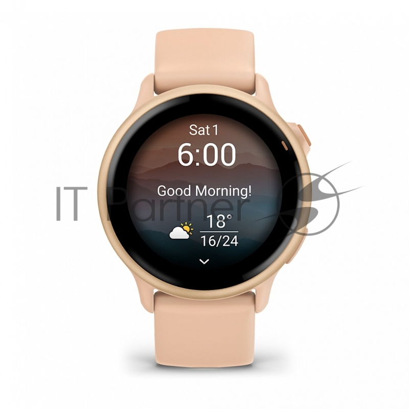 Смарт-часы Garmin Vivoactive 6 розовый, розовый ремешок 42,2мм