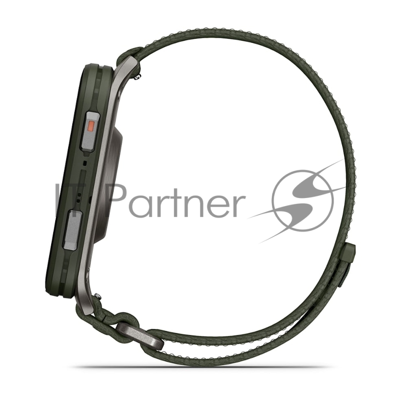 Смарт-часы Garmin Venu X1 темно-зеленый, нейлоновый ремешок 41x46мм