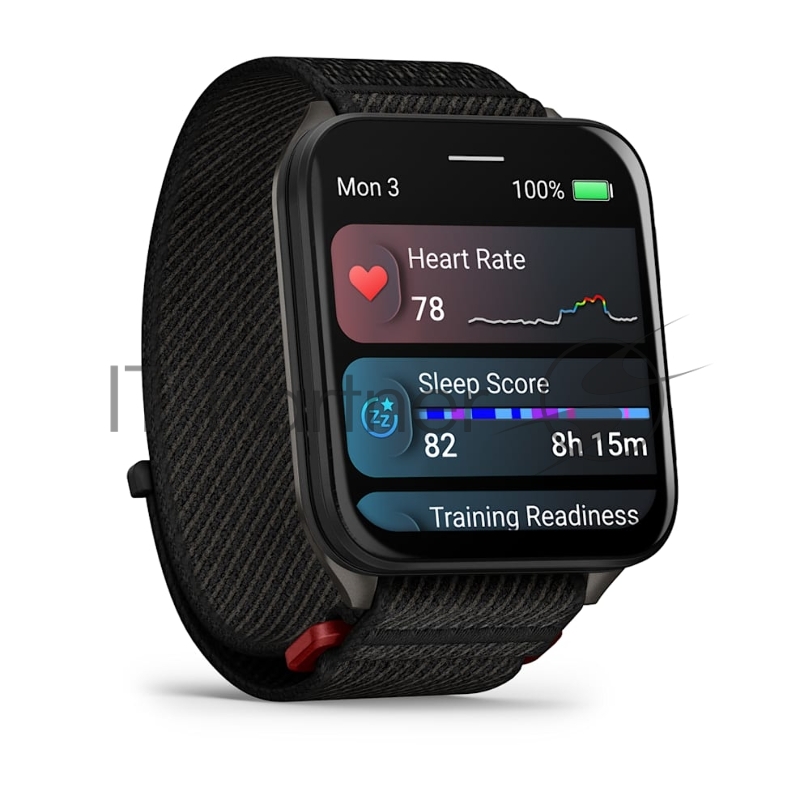 Смарт-часы Garmin Venu X1 черный, нейлоновый ремешок 41x46мм