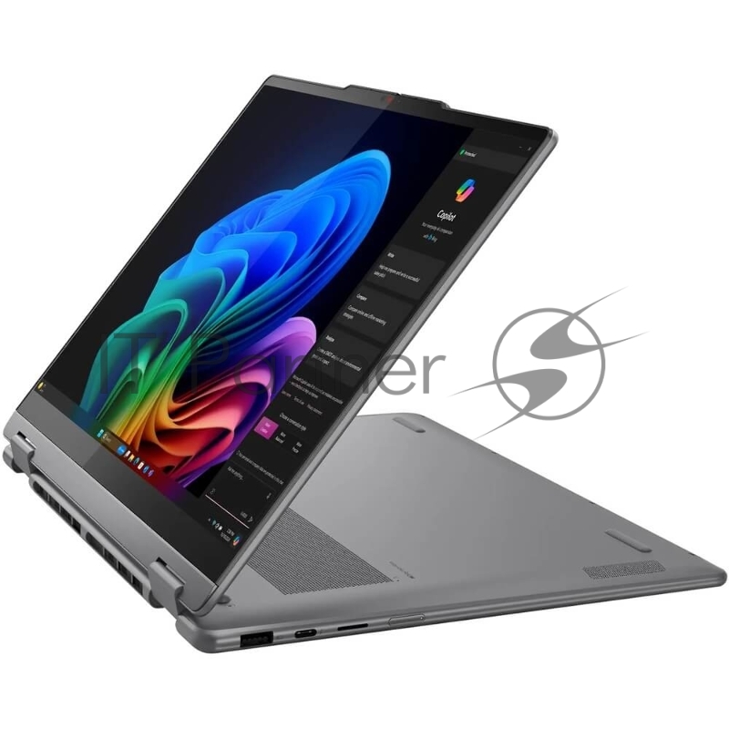 Ноутбук Lenovo Yoga 7 2-in-1 14ILL10 серый Intel Core Ultra 7 256V 2200MHz/14/1920x1200 OLED/16GB/1024GB SSD/Intel Arc Graphics/Wi-Fi/Bluetooth/Windo 11 Pro