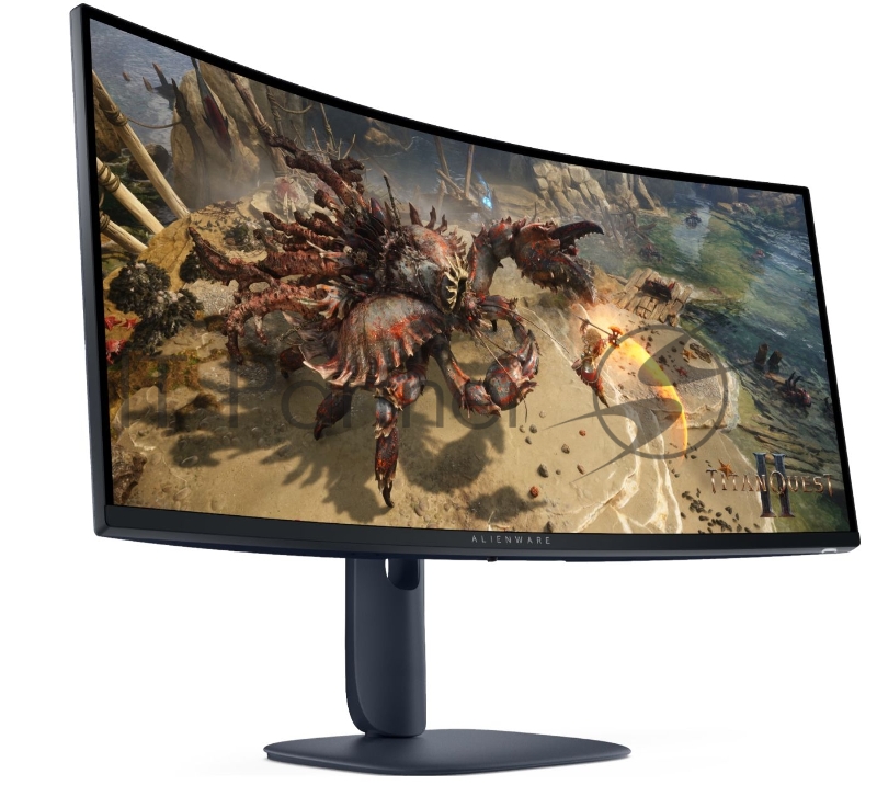 Монитор Dell 34 AW3425DWM 1500R черный, 21:9, VA, UWQHD, 1ms, 400cd, 180Hz, HDMI, DP, USB, HAS