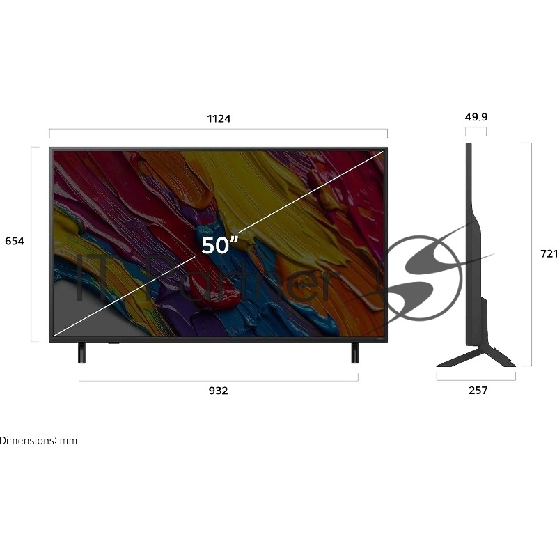 Телевизор LG 50 50QNED82A6B QNED 4K