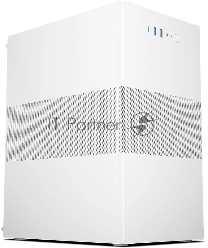 Корпус компьютерный ACD Coffer 109W *m*ATX, Type-C + USB3.0 + USB ports + HD audio combo, Mesh, White.