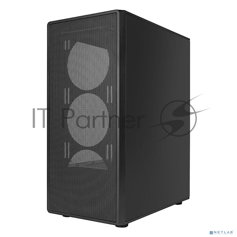 Компьютерный корпус Ginzzu CL121 ATX передняя панель Сетка