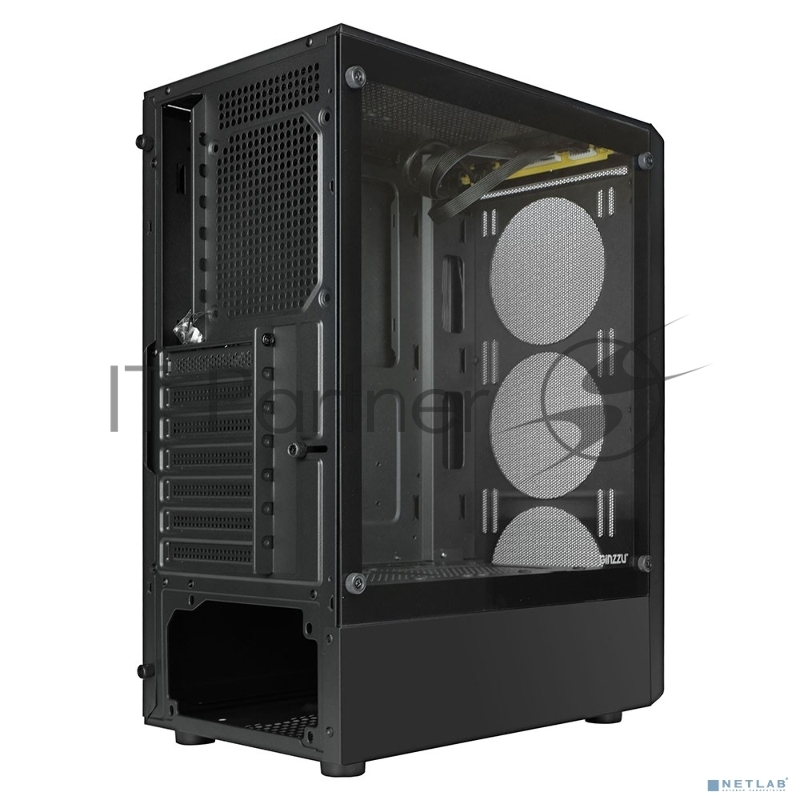 Компьютерный корпус Ginzzu CL121 ATX передняя панель Сетка