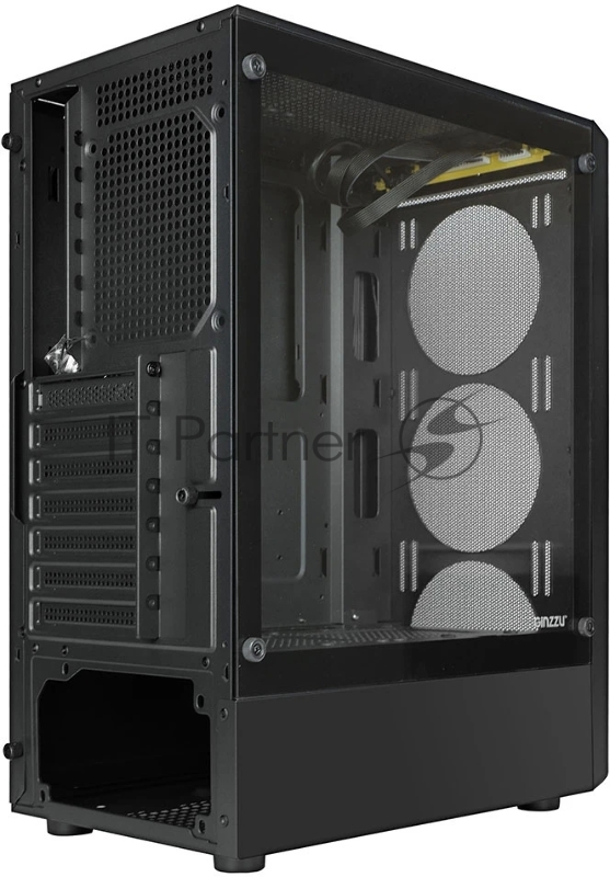 Компьютерный корпус Ginzzu CL121 ATX передняя панель Сетка