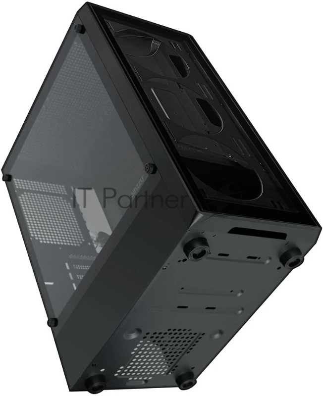 Компьютерный корпус Ginzzu CL125 ATX передняя панель Стекло