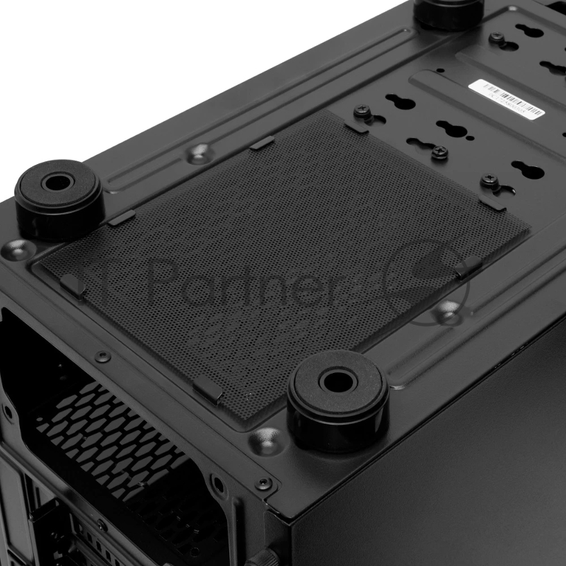 Корпус без блока питания Case HSPD M540, Mesh Mid Tower, Black, TG, 0.45 SPCC, no fans, ATX, mATX, mITX, 160/300/150mm, 2x2.5, 2x3.5, 7xPCI, 1xUSB-A 3.0, 2xUSB-A 2.0, 365x216x405mm