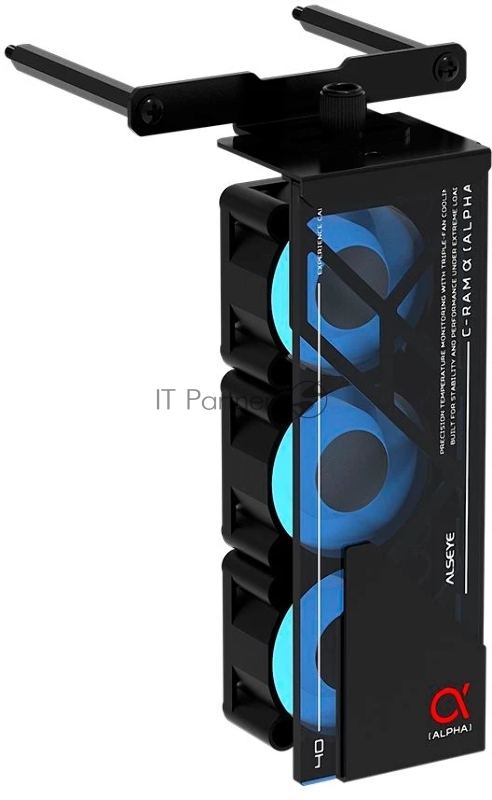 Вентилятор для процессора ALSEYE AS.03.08.0001 (C-RAM-Alpha-B) Product Size: 145.9 * 82 * 38.3mm Number of fans: 3 Size: 40 * 40 * 20mm Material: 1mm SPCC thick sheet metal Surface treatment: Powder coated black on the surface Box: Black Leaf: Milk w