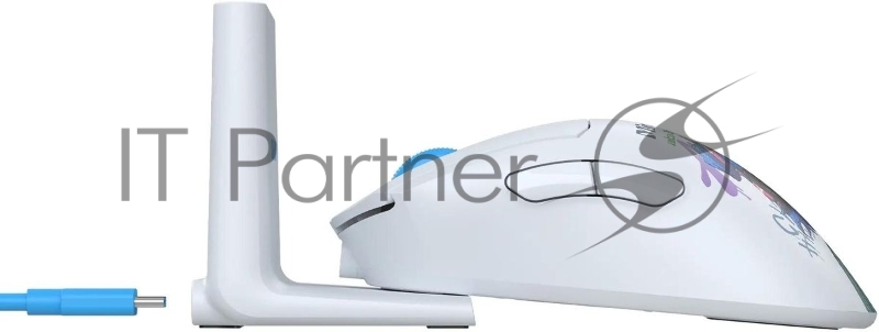 Мышь A4Tech Bloody R73 Ultra Duo белый/рисунок оптическая 20000dpi беспров. USB/USB-C 7but (R73 ULTRA DUO NYX MIRAGE)