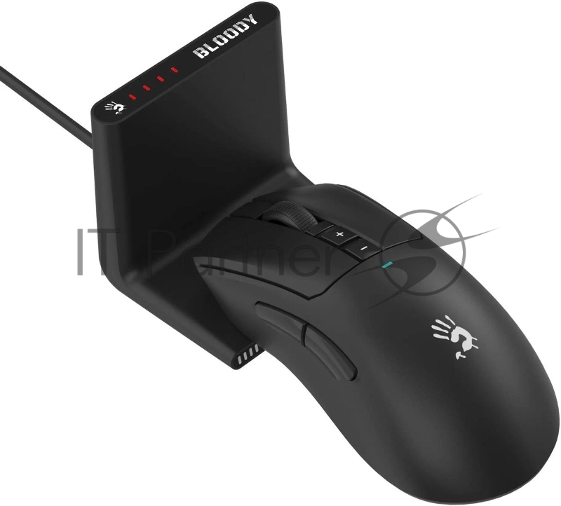 Мышь A4Tech Bloody R73 Ultra Duo черный оптическая 20000dpi беспров. USB-C 7but (R73 ULTRA DUO BLACK)