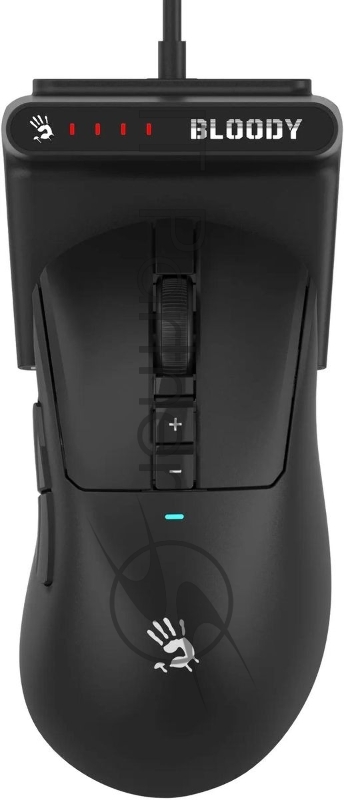 Мышь A4Tech Bloody R73 Ultra Duo черный оптическая 20000dpi беспров. USB-C 7but (R73 ULTRA DUO BLACK)
