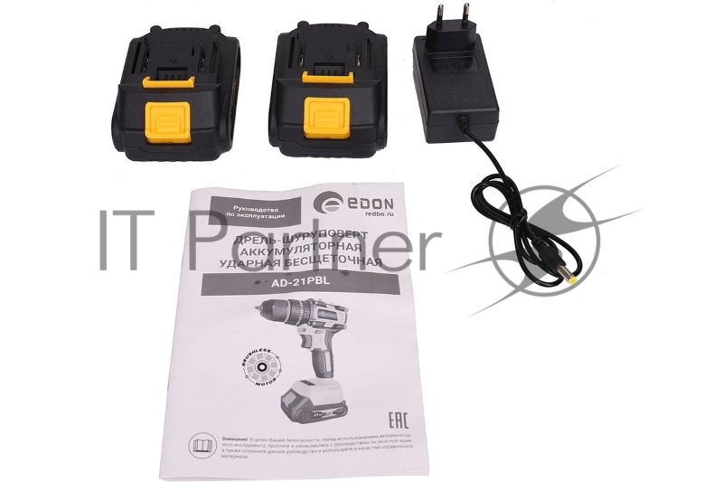 Аккумуляторная дрель ударный Edon AD-21PBL набор