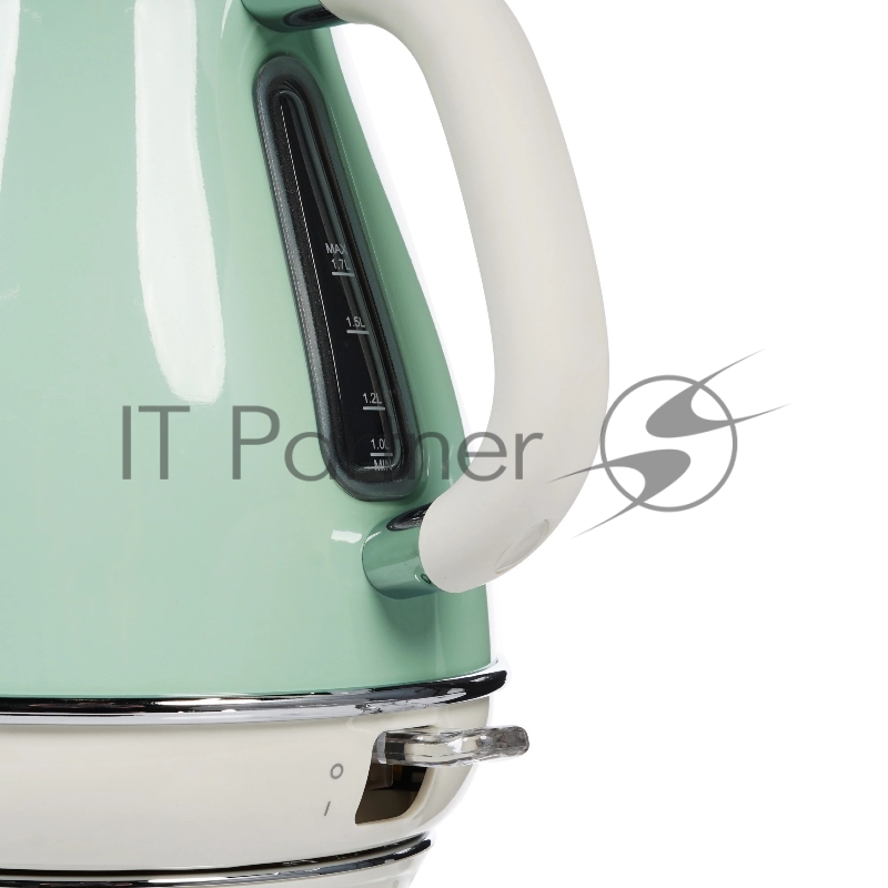 Чайник Ariete Vintage 2869/04 электрический. Мощность 2000 Вт, объем 1.7 л, цвет зеленый (6/60)