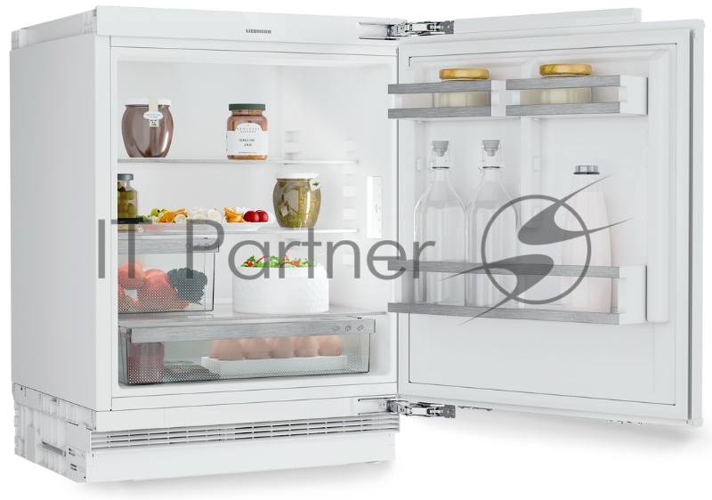 Встраиваемый холодильник Liebherr Pure, высота 82-88 см, door-on-door, без морозильного отделения, сенсорная электроника внутри камеры.