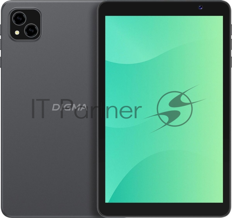 Планшет Digma G8 SC9863A (1.6) 8C RAM3Gb ROM32Gb 8 IPS 1280x800 4G Android 15 Go темно-серый 5Mpix 2Mpix BT WiFi microSD 128Gb 4000mAh 191hrs