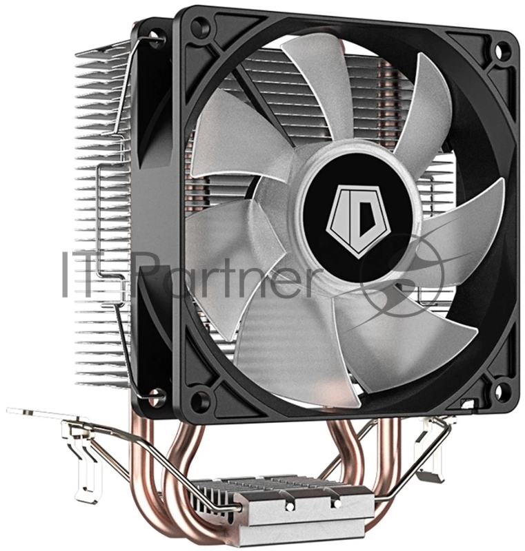 Кулер для процессора ID-COOLING SE-902X-B LGA1851/1700/1200/115X/AM5/AM4 (30шт/кор, TDP 100W, PWM, 2 тепл.трубки прямого контакта, Blue LED FAN 92mm) RET
