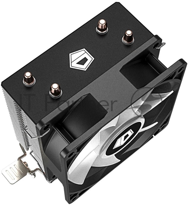 Кулер для процессора ID-COOLING SE-902X-B LGA1851/1700/1200/115X/AM5/AM4 (30шт/кор, TDP 100W, PWM, 2 тепл.трубки прямого контакта, Blue LED FAN 92mm) RET