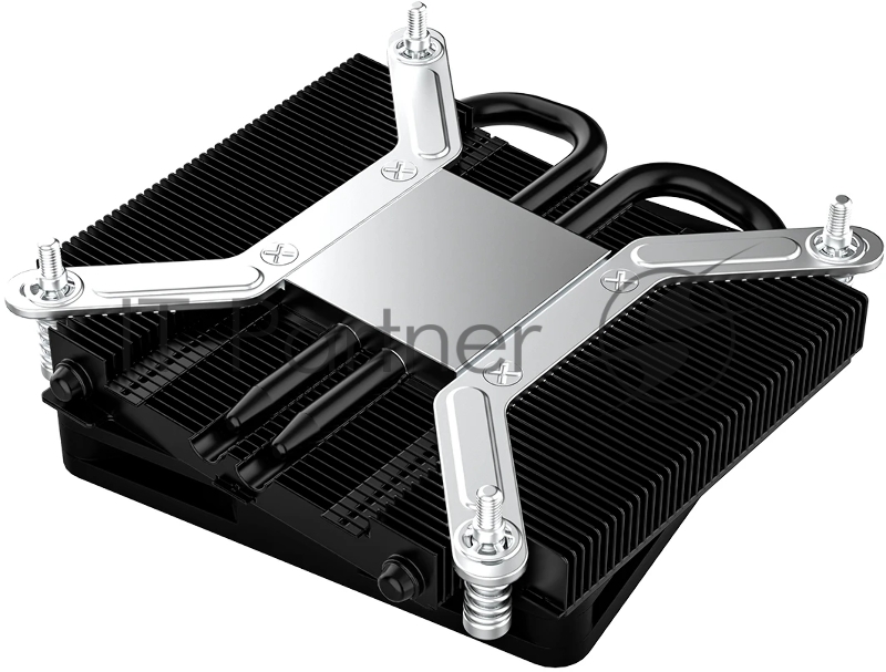 Кулер для процессора ID-COOLING IS-23i BLACK LGA1851/1700/1200/115X низкопрофильный высота 23mm (48шт/кор, TDP 45W, PWM, 2 тепл.трубки, медная база, FAN 80mm) BOX