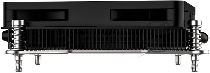 Кулер для процессора ID-COOLING IS-23i BLACK LGA1851/1700/1200/115X низкопрофильный высота 23mm (48шт/кор, TDP 45W, PWM, 2 тепл.трубки, медная база, FAN 80mm) BOX