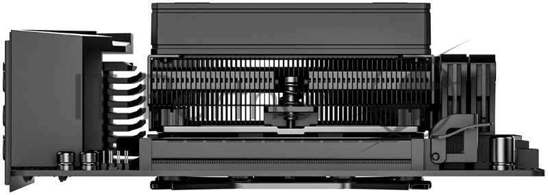 Кулер для процессора ID-COOLING IS-47-XT V2 LGA1851/1700/1200/115X/AM5/AM4 низкопрофильный высота 47mm (24шт/кор, TDP 100W, PWM, 4 тепл.трубки + медная база, FAN 92mm, черный) BOX