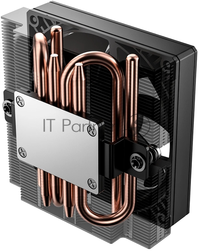 Кулер для процессора ID-COOLING IS-47-XT V2 LGA1851/1700/1200/115X/AM5/AM4 низкопрофильный высота 47mm (24шт/кор, TDP 100W, PWM, 4 тепл.трубки + медная база, FAN 92mm, черный) BOX