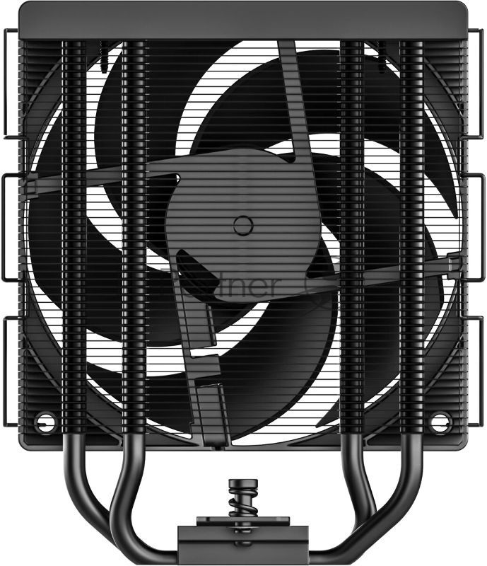 Кулер для процессора ID-COOLING SE-214-XT V2 BLACK LGA1851/1700/1200/115X/AM5/AM4 (16шт/кор, TDP 200W, PWM, 4 тепл.трубки прямого контакта, FAN 120mm) RET
