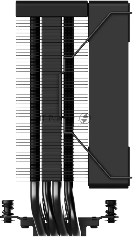 Кулер для процессора ID-COOLING SE-214-XT V2 BLACK LGA1851/1700/1200/115X/AM5/AM4 (16шт/кор, TDP 200W, PWM, 4 тепл.трубки прямого контакта, FAN 120mm) RET