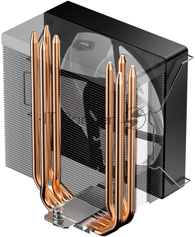 Кулер для процессора ID-COOLING SE-214-XT V2 LGA1851/1700/1200/115X/AM5/AM4 (16шт/кор, TDP 200W, PWM, 4 тепл.трубки прямого контакта, FAN 120mm, Random Spectrum Lighting) RET