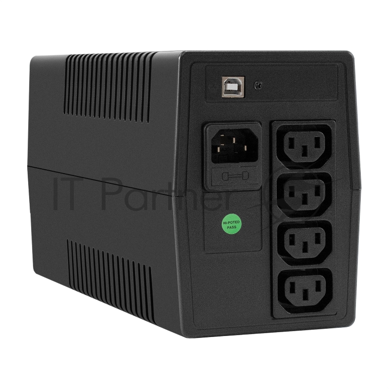 ИБП ExeGate Smart LB-650.LCD.AVR.4C13.USB (650VA/390W, LCD, AVR, 4*C13, USB, батарея 12V 7Ah, Black)